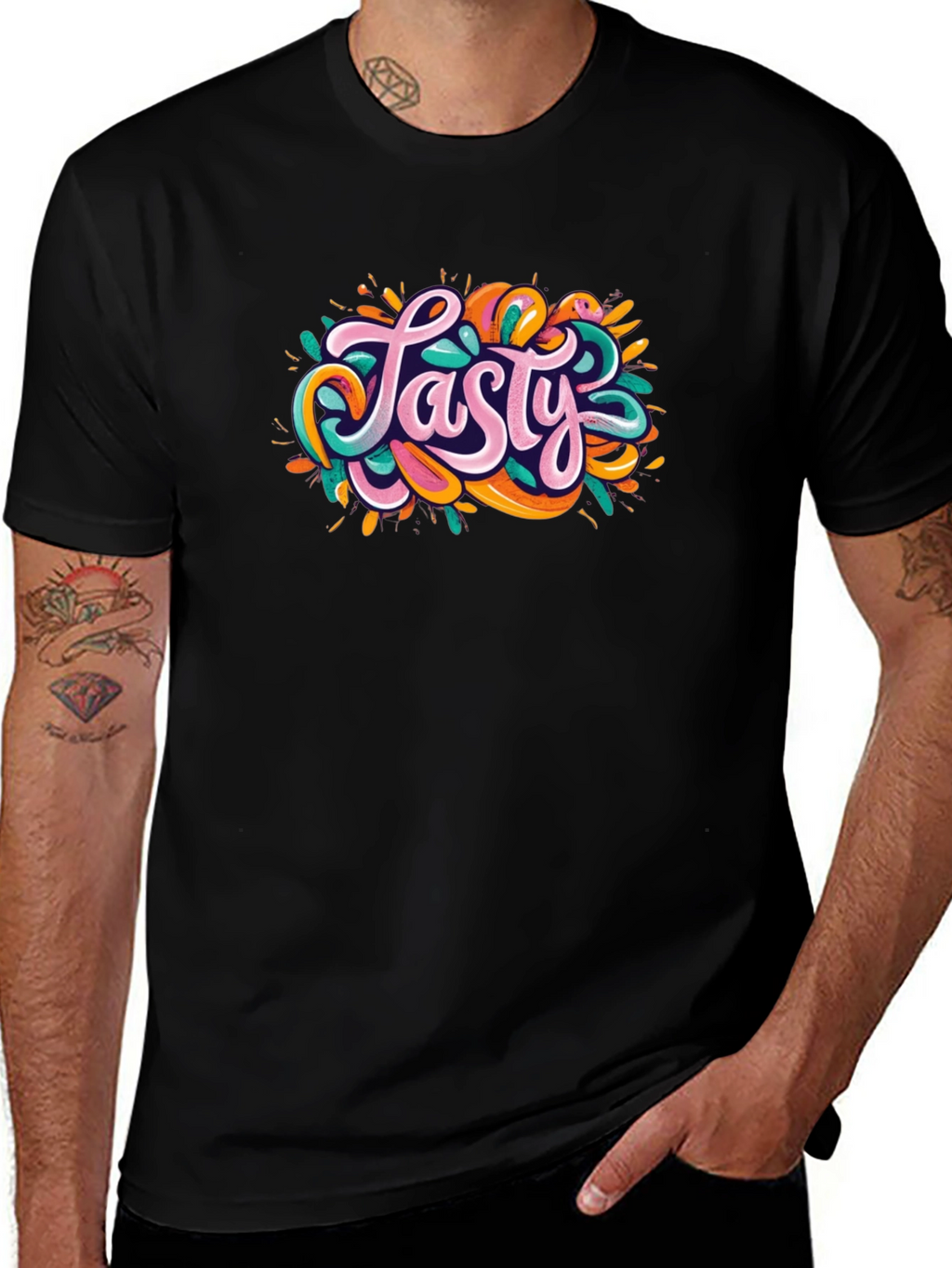 Tasty Graphic Tee - Cool Streetwear Style