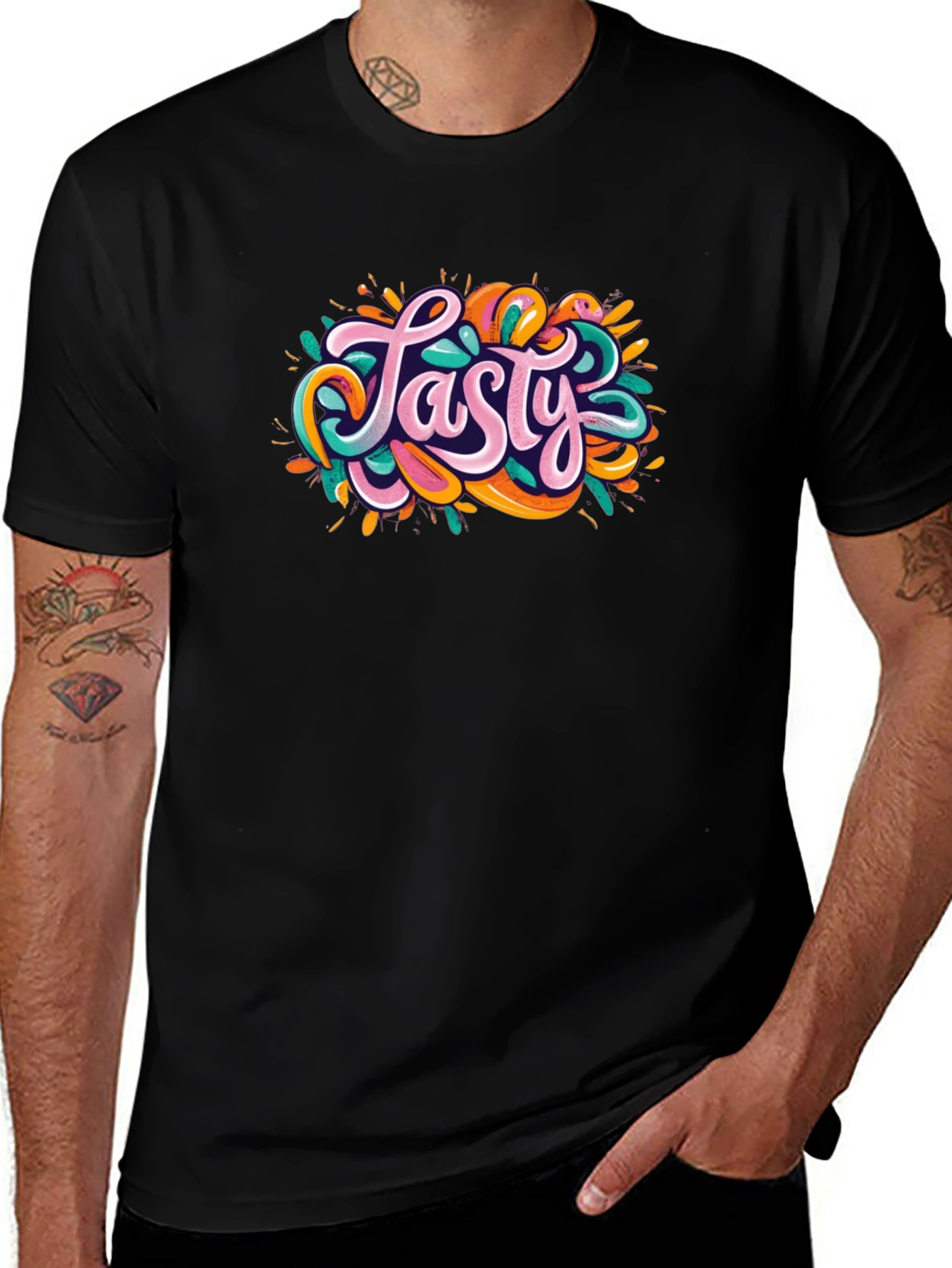 Tasty Graphic Tee - Cool Streetwear Style