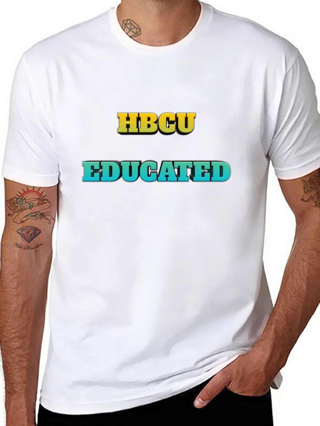 HBCU Educated Black T-Shirt