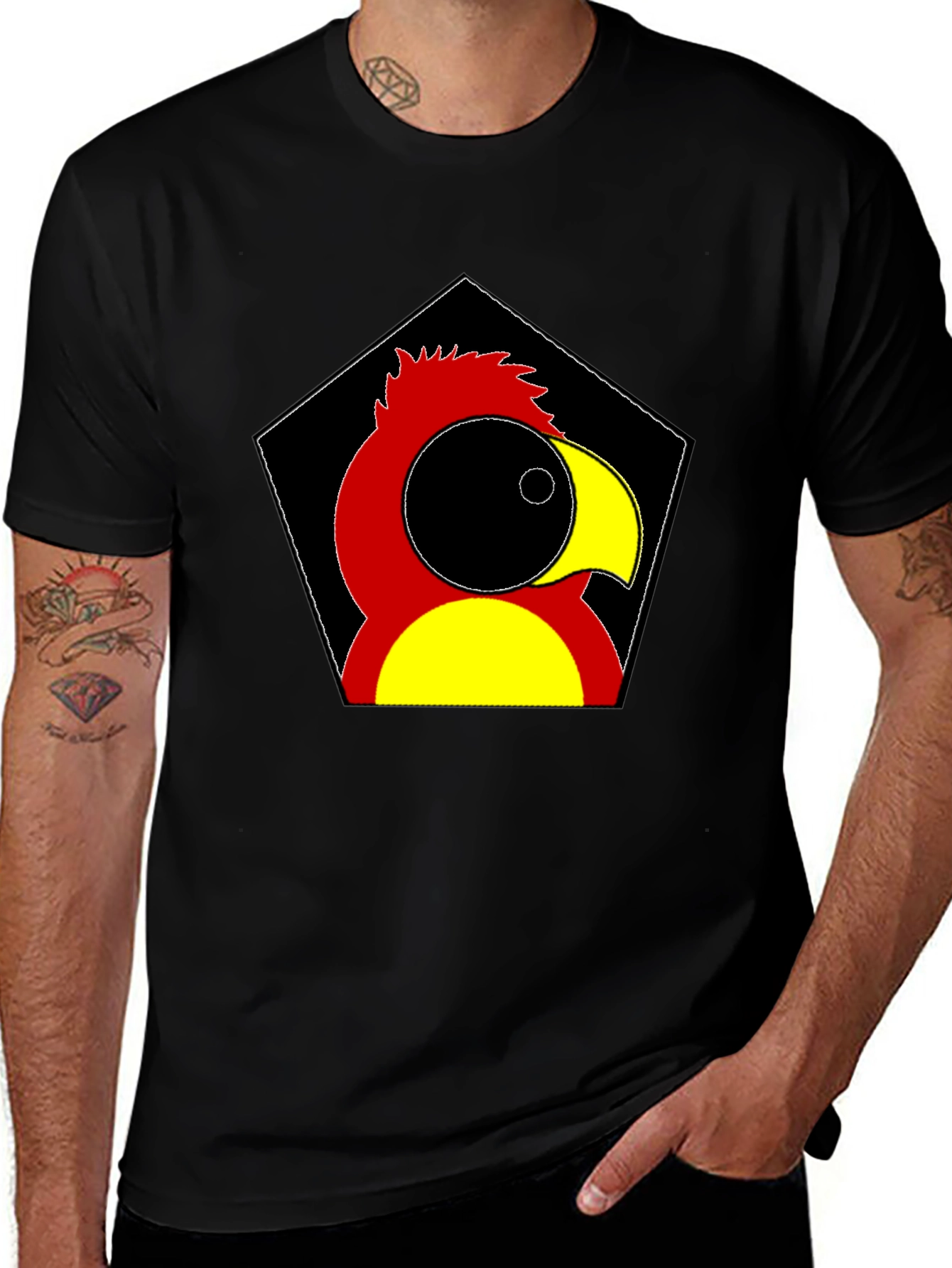 Bold Parrot Graphic Tee