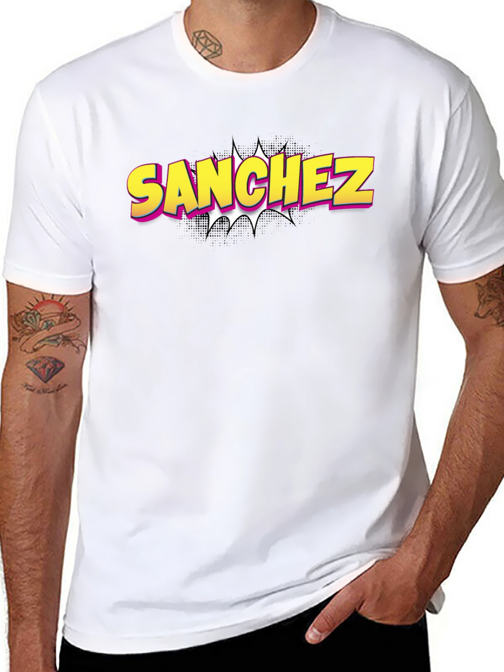 Sanchez Graphic Print T-Shirt - Mens
