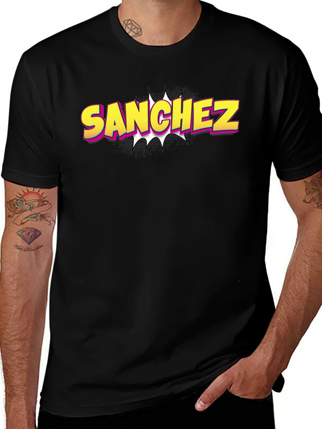 Sanchez Graphic Print T-Shirt - Mens