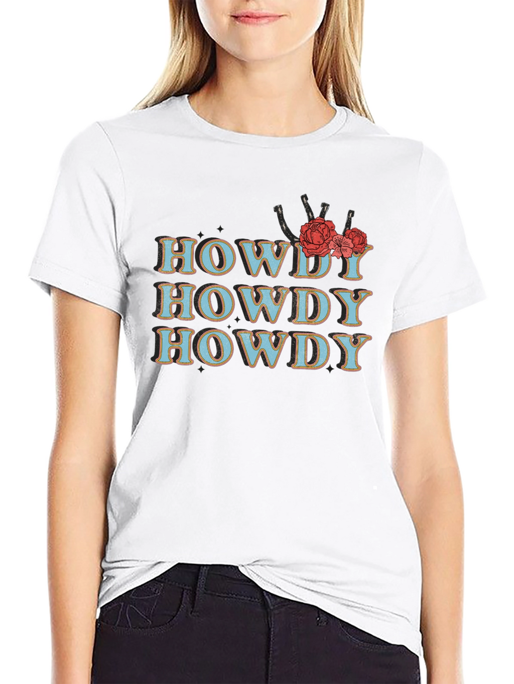 Howdy Floral Graphic T-Shirt - Western Style Tee