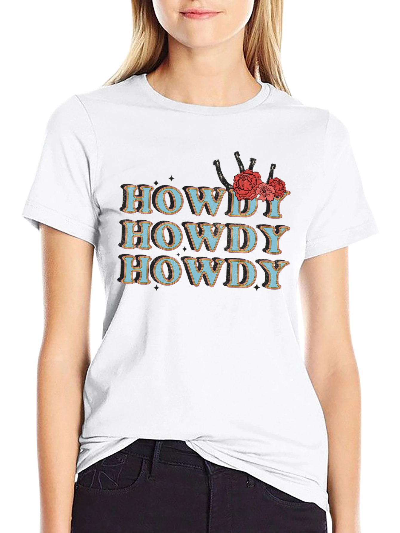 Howdy Floral Graphic T-Shirt - Western Style Tee