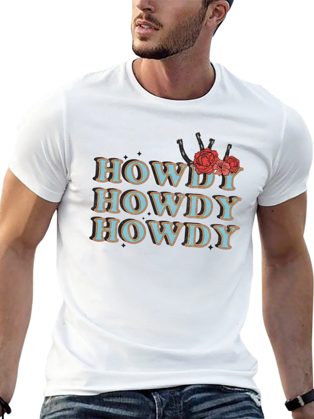 Howdy Floral Graphic T-Shirt - Western Style Tee