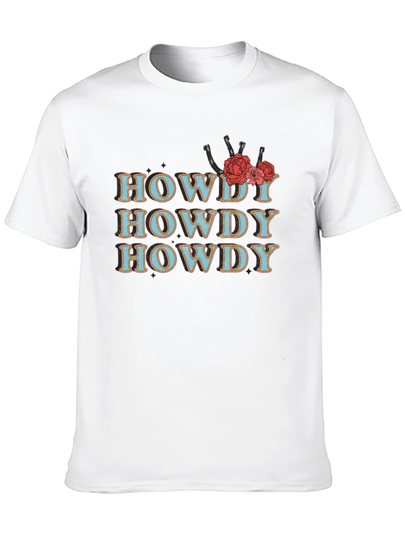 Howdy Floral Graphic T-Shirt - Western Style Tee