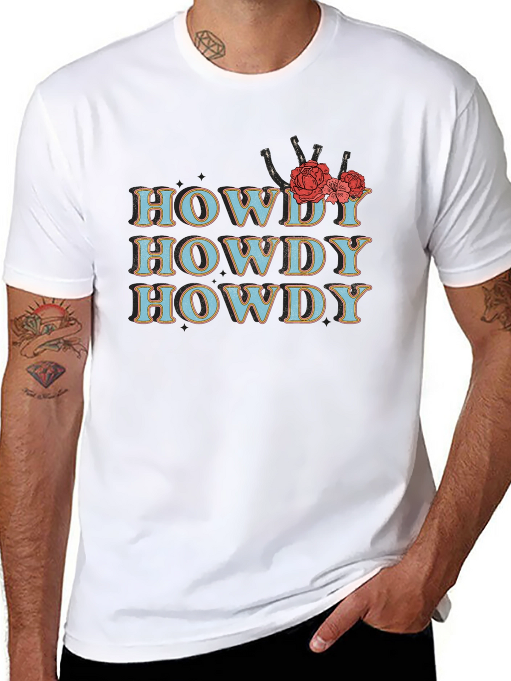 Howdy Floral Graphic T-Shirt - Western Style Tee