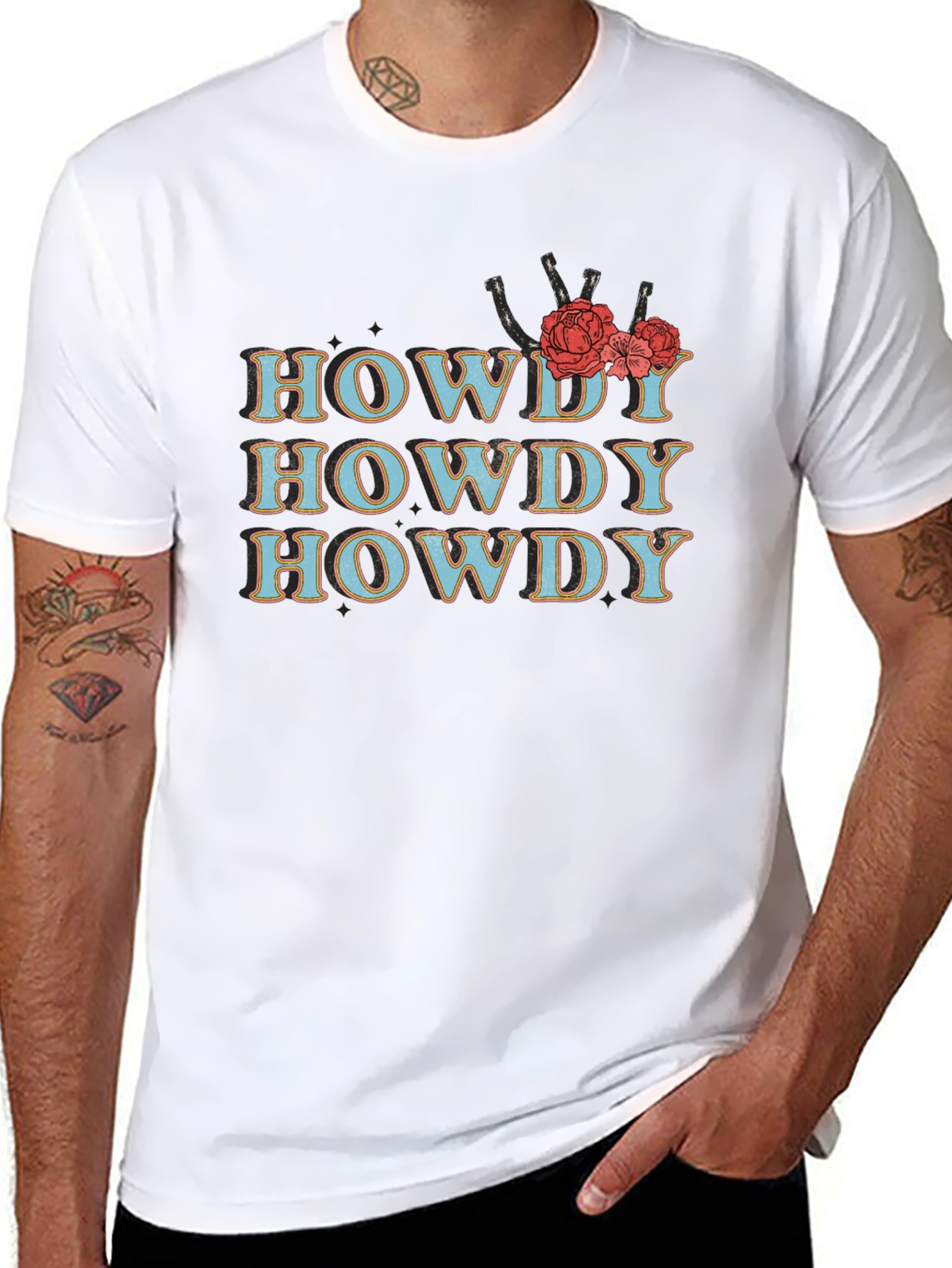 Howdy Floral Graphic T-Shirt - Western Style Tee