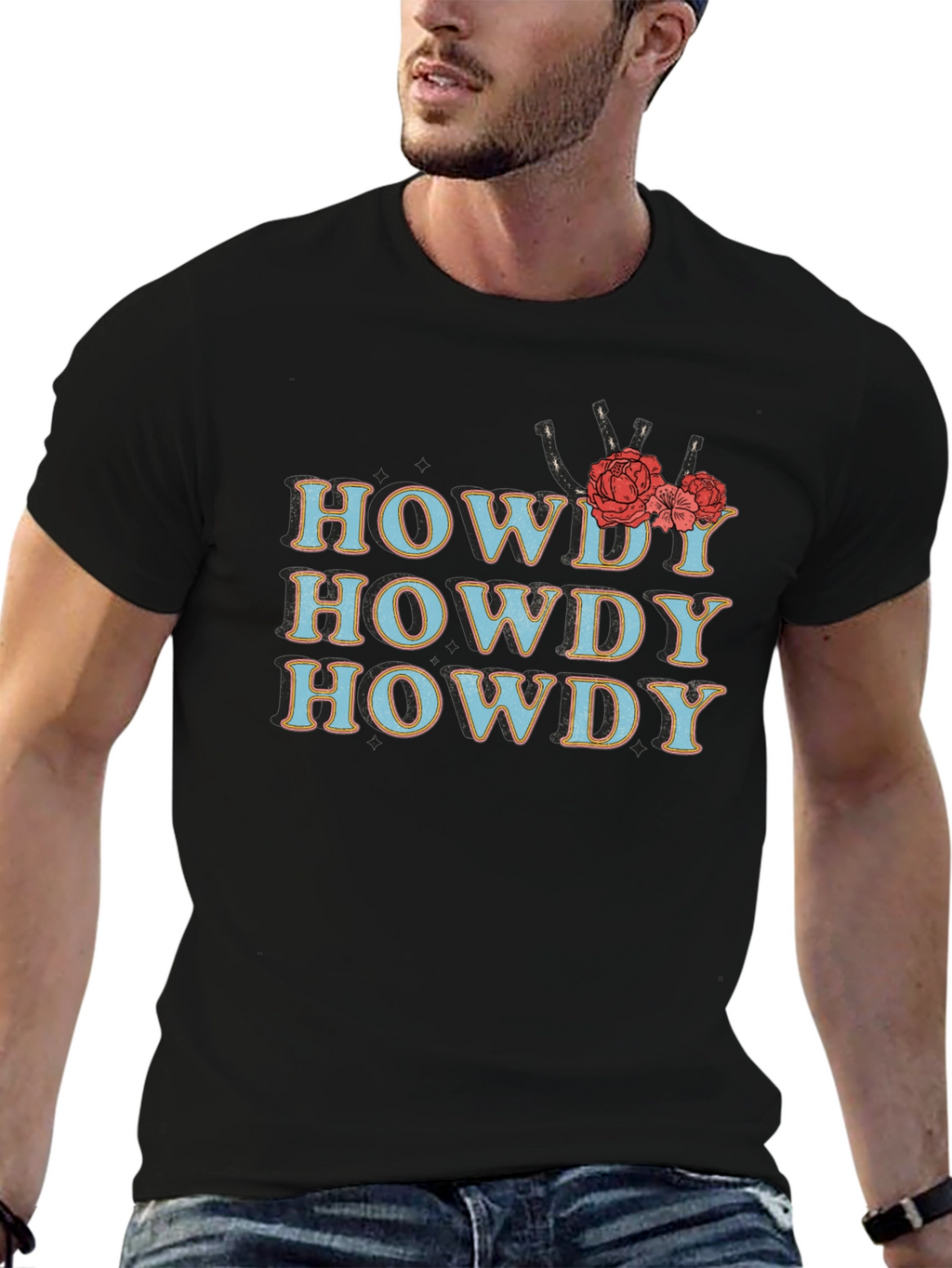 Howdy Floral Graphic T-Shirt - Western Style Tee