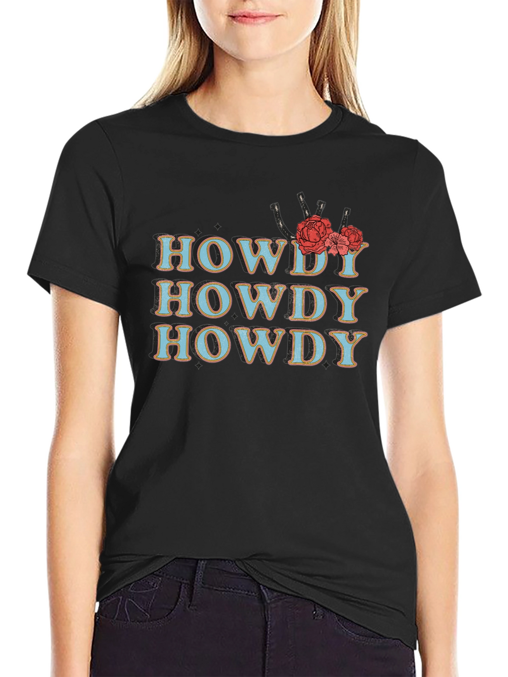 Howdy Floral Graphic T-Shirt - Western Style Tee