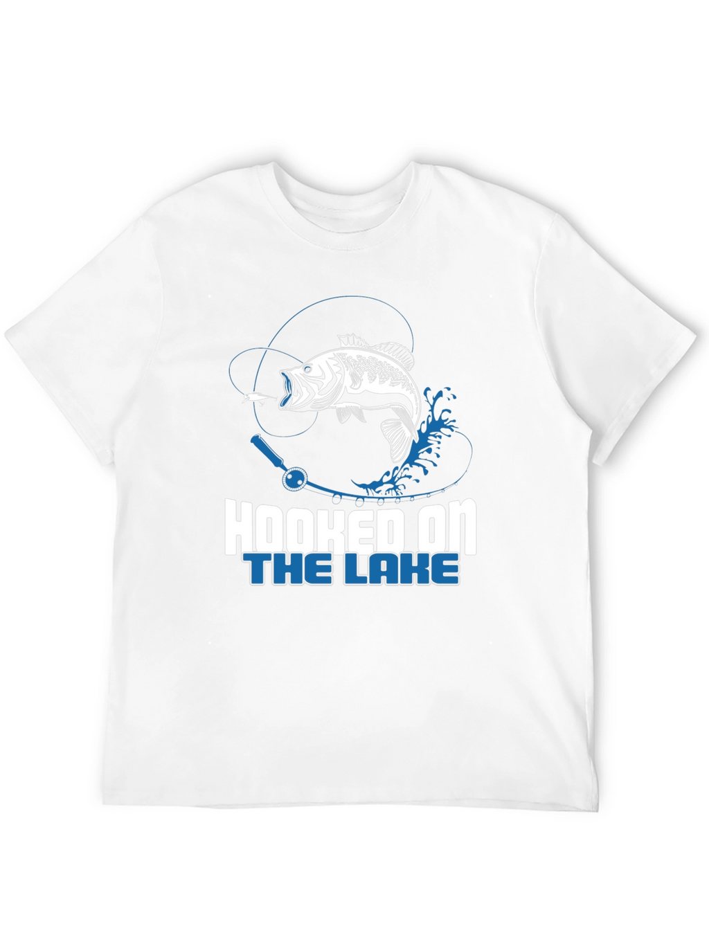 Hooked on the Lake Fishing T-Shirt