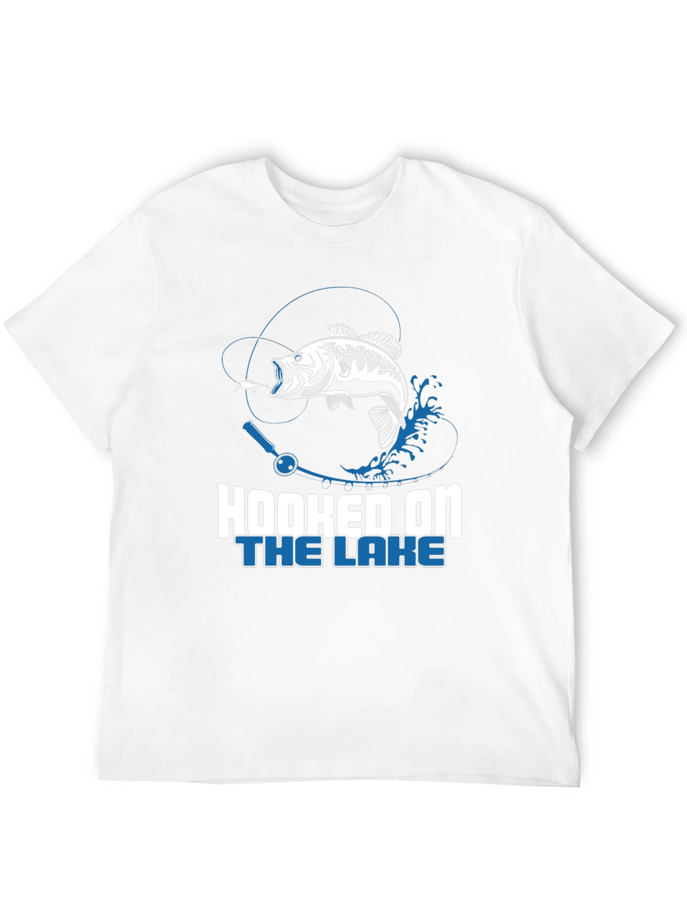 Hooked on the Lake Fishing T-Shirt