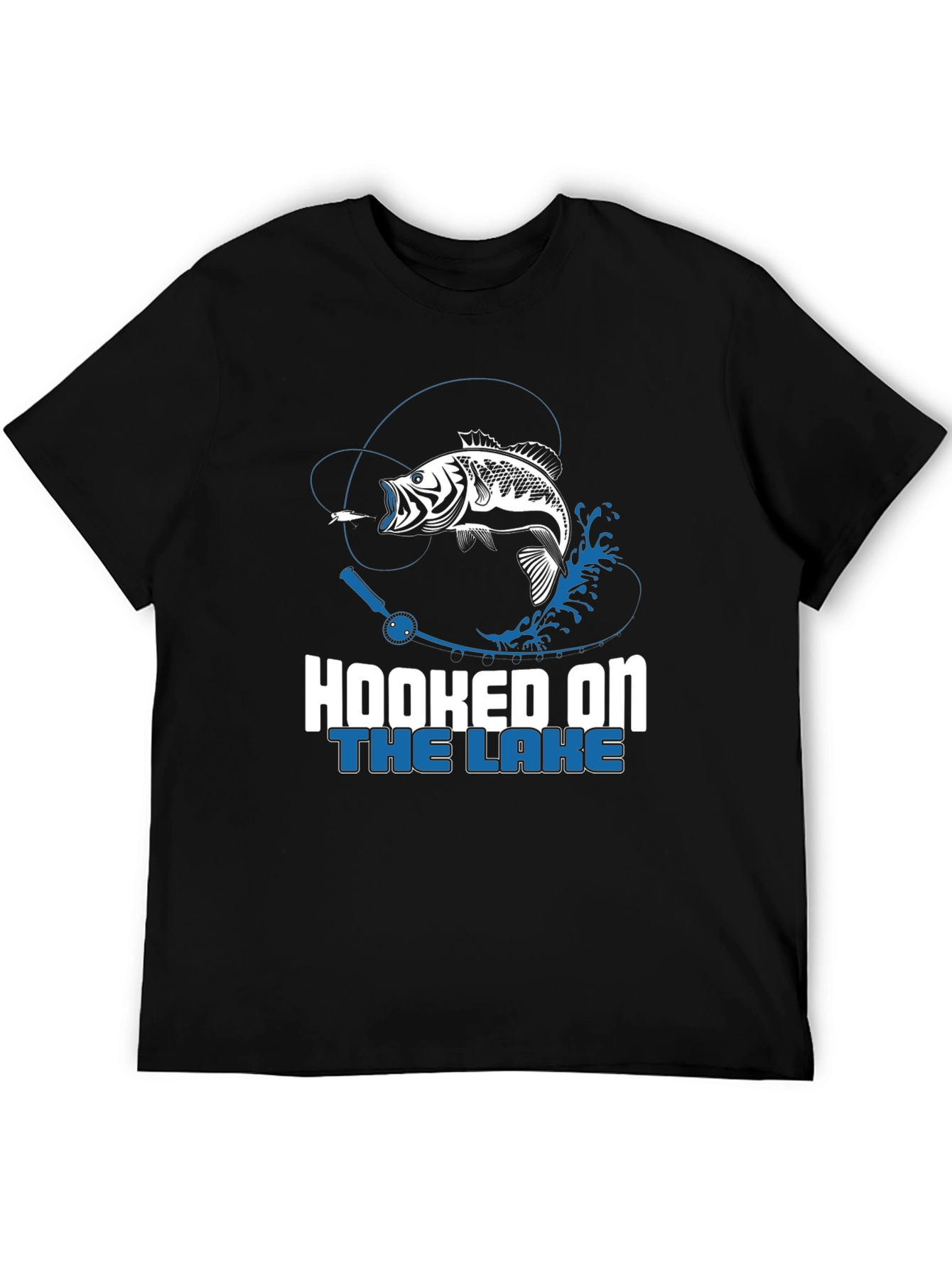 Hooked on the Lake Fishing T-Shirt