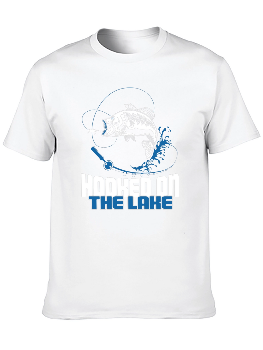 Hooked on the Lake Fishing T-Shirt