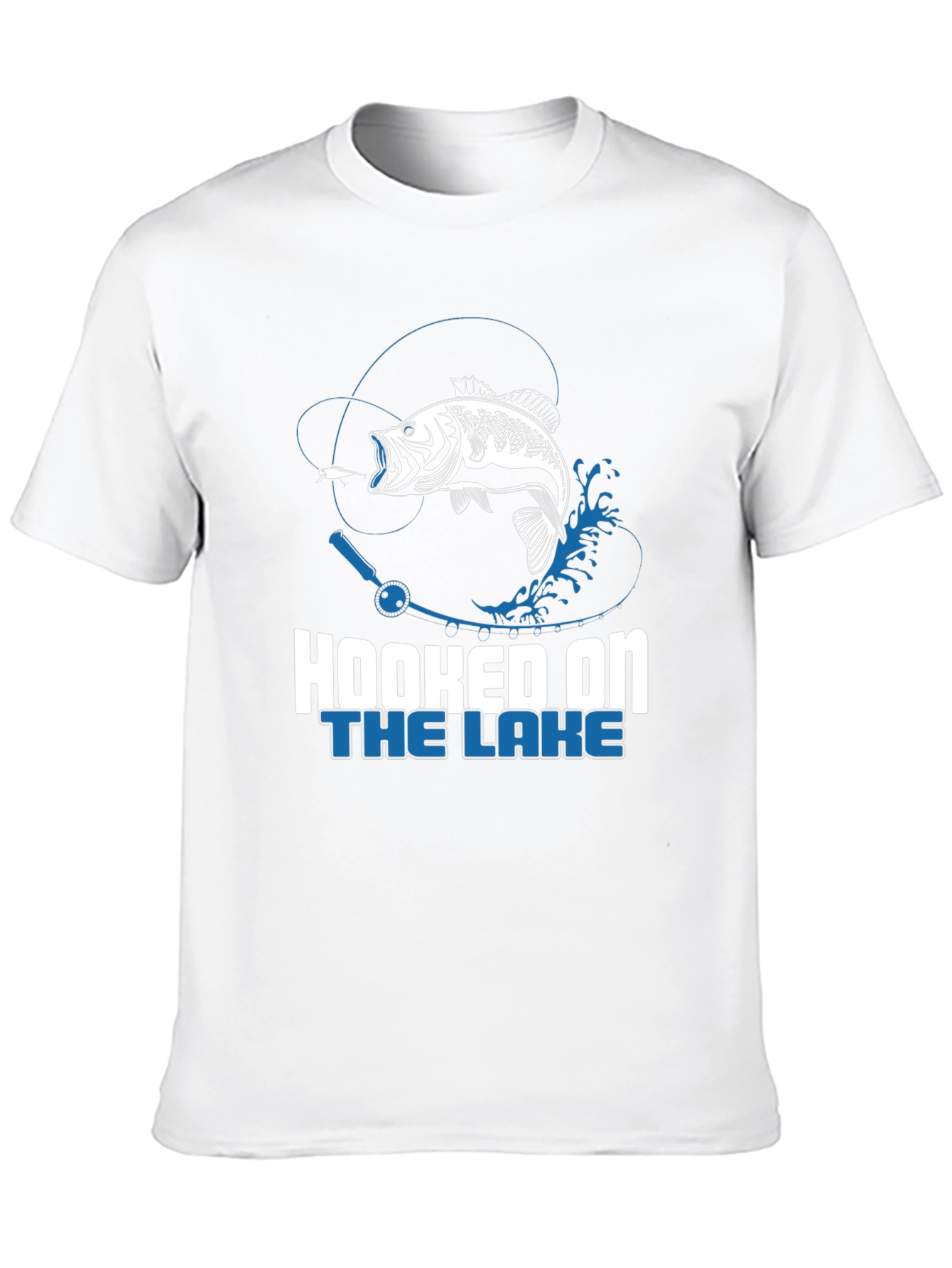 Hooked on the Lake Fishing T-Shirt
