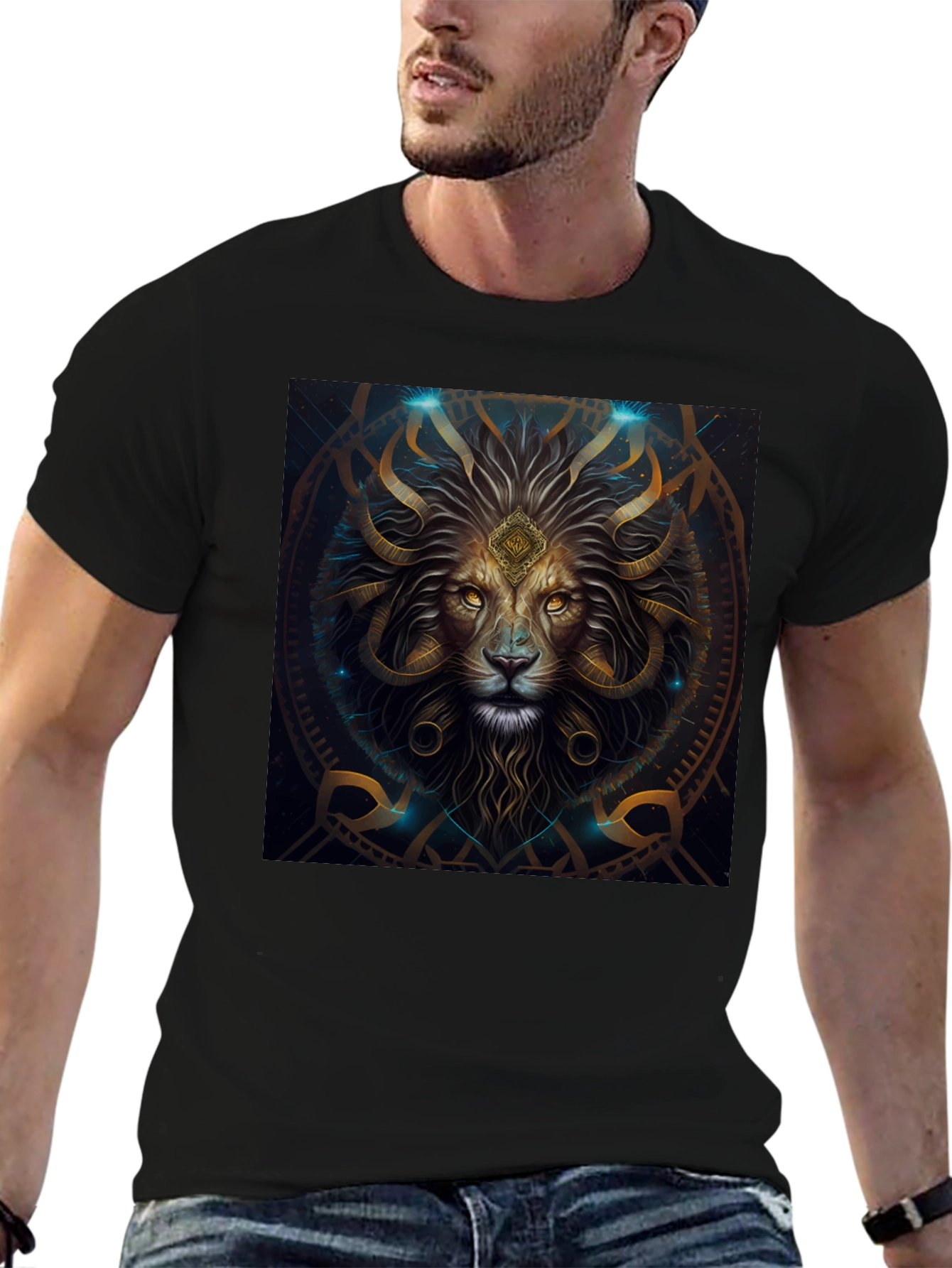 Lion King Graphic Tee - Stylish Artistic Design