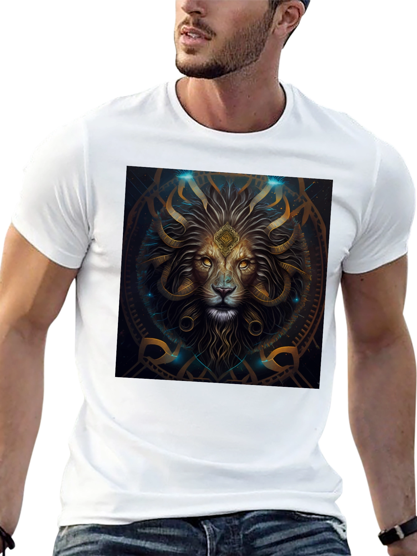 Lion King Graphic Tee - Stylish Artistic Design