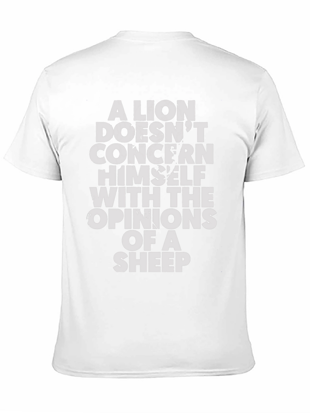 Lion Opinion T-Shirt - Motivational Graphic Tee