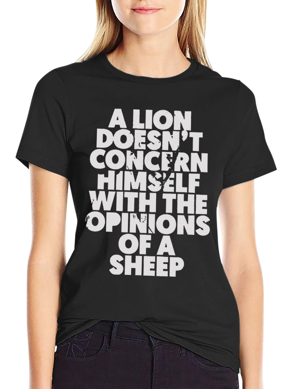 Lion Opinion T-Shirt - Motivational Graphic Tee