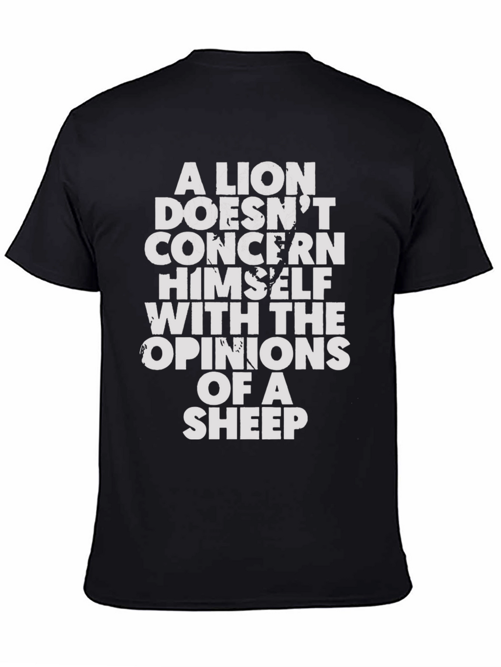 Lion Opinion T-Shirt - Motivational Graphic Tee