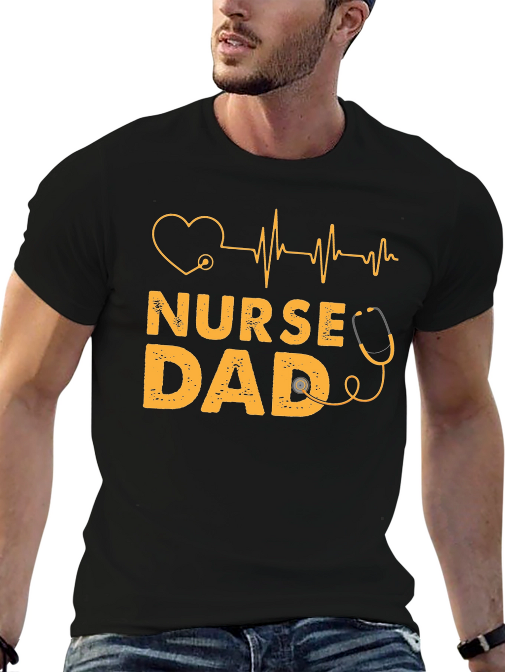 Nurse Dad T-Shirt - Gift for Nursing Fathers
