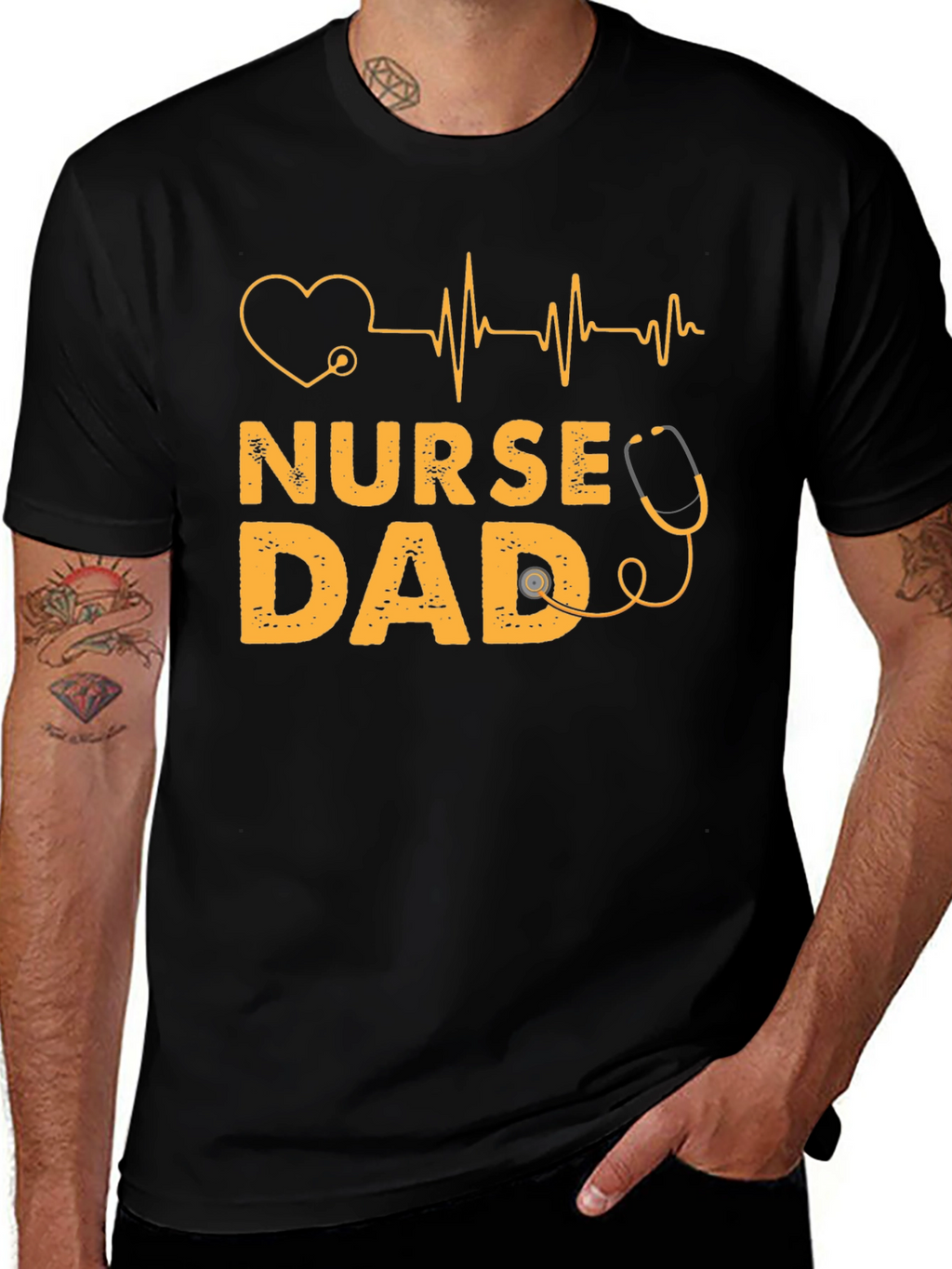 Nurse Dad T-Shirt - Gift for Nursing Fathers