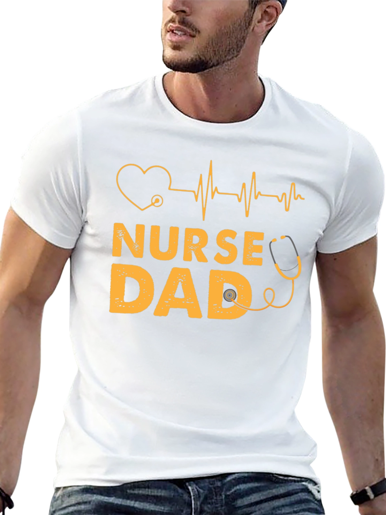 Nurse Dad T-Shirt - Gift for Nursing Fathers
