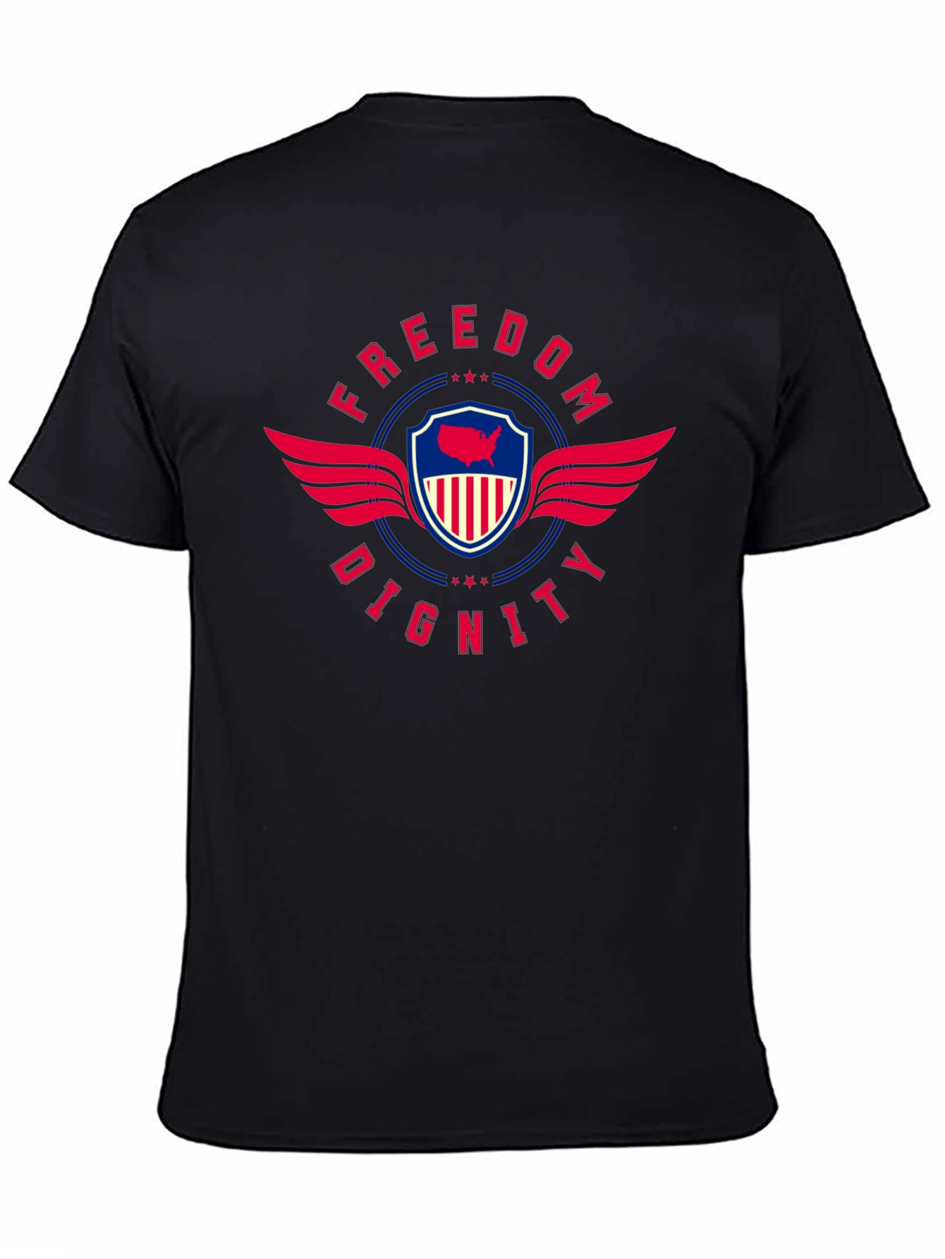Freedom Dignity Patriotic Graphic Tee