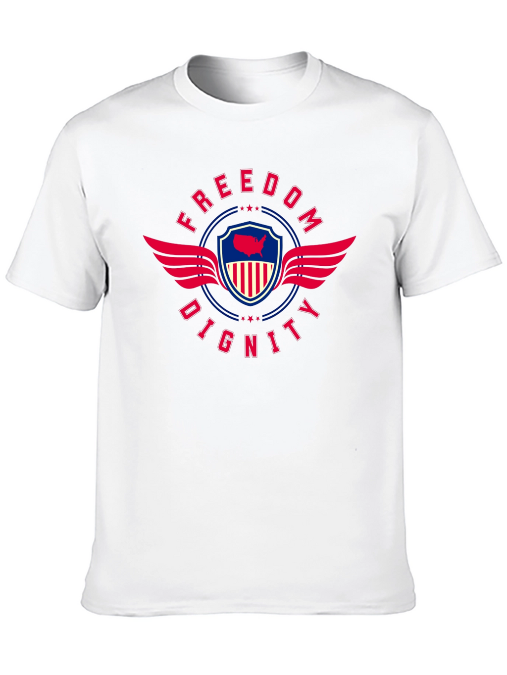 Freedom Dignity Patriotic Graphic Tee