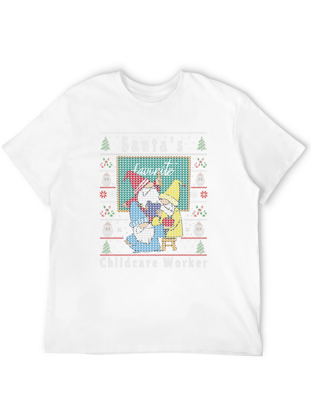 Santas Favorite Childcare Worker T-Shirt