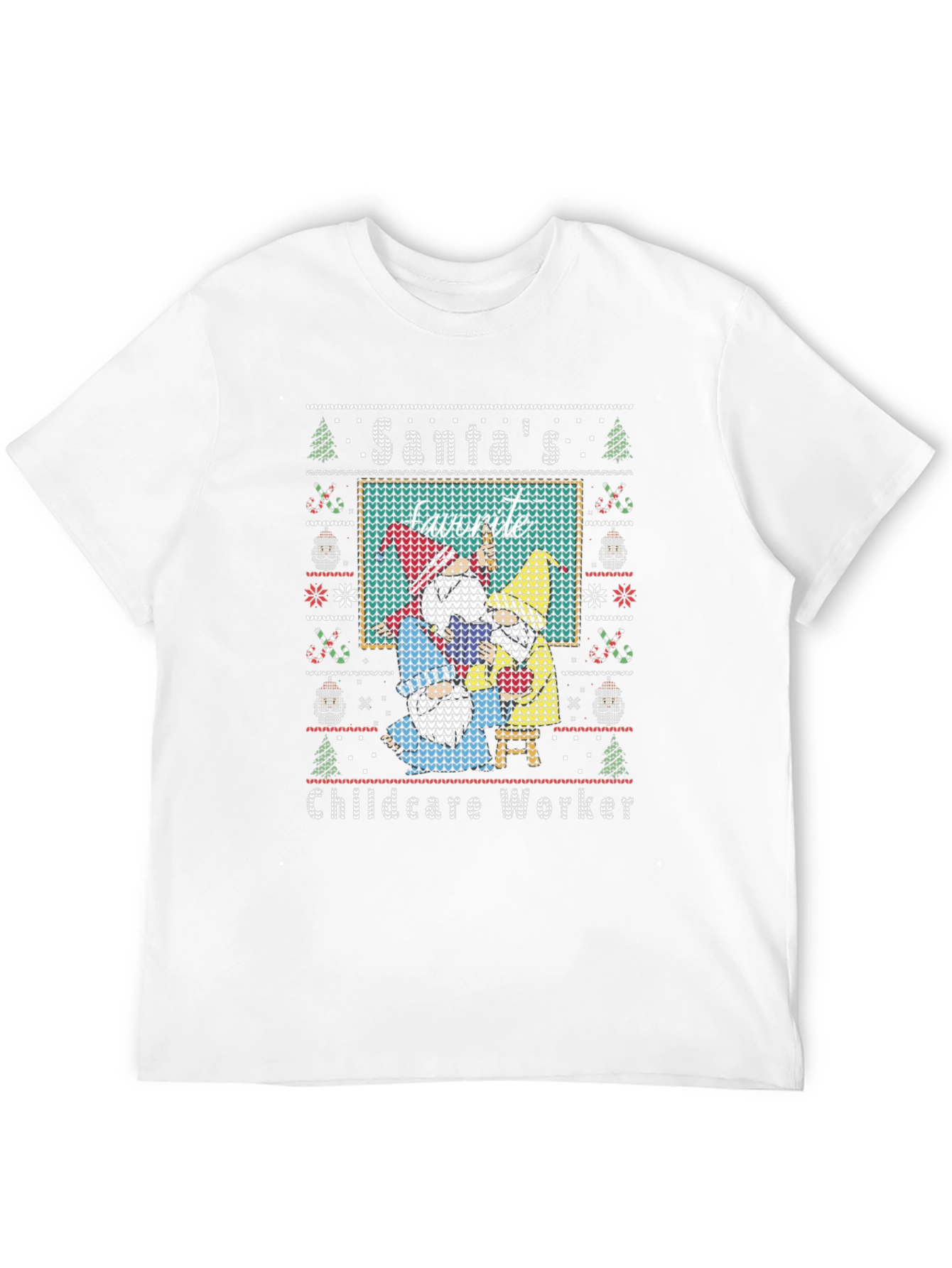Santas Favorite Childcare Worker T-Shirt