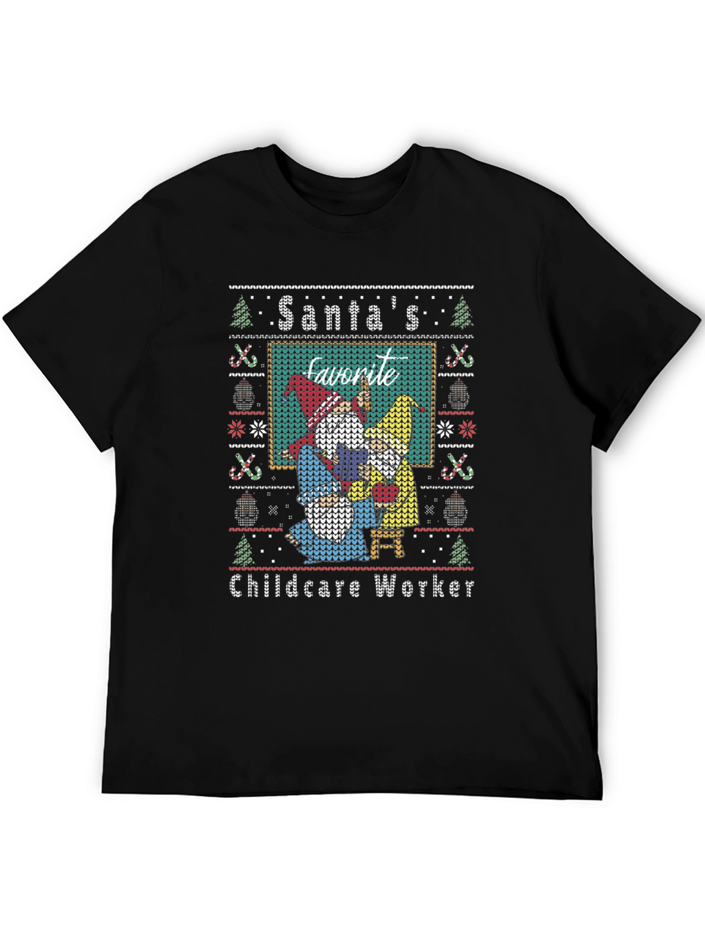 Santas Favorite Childcare Worker T-Shirt