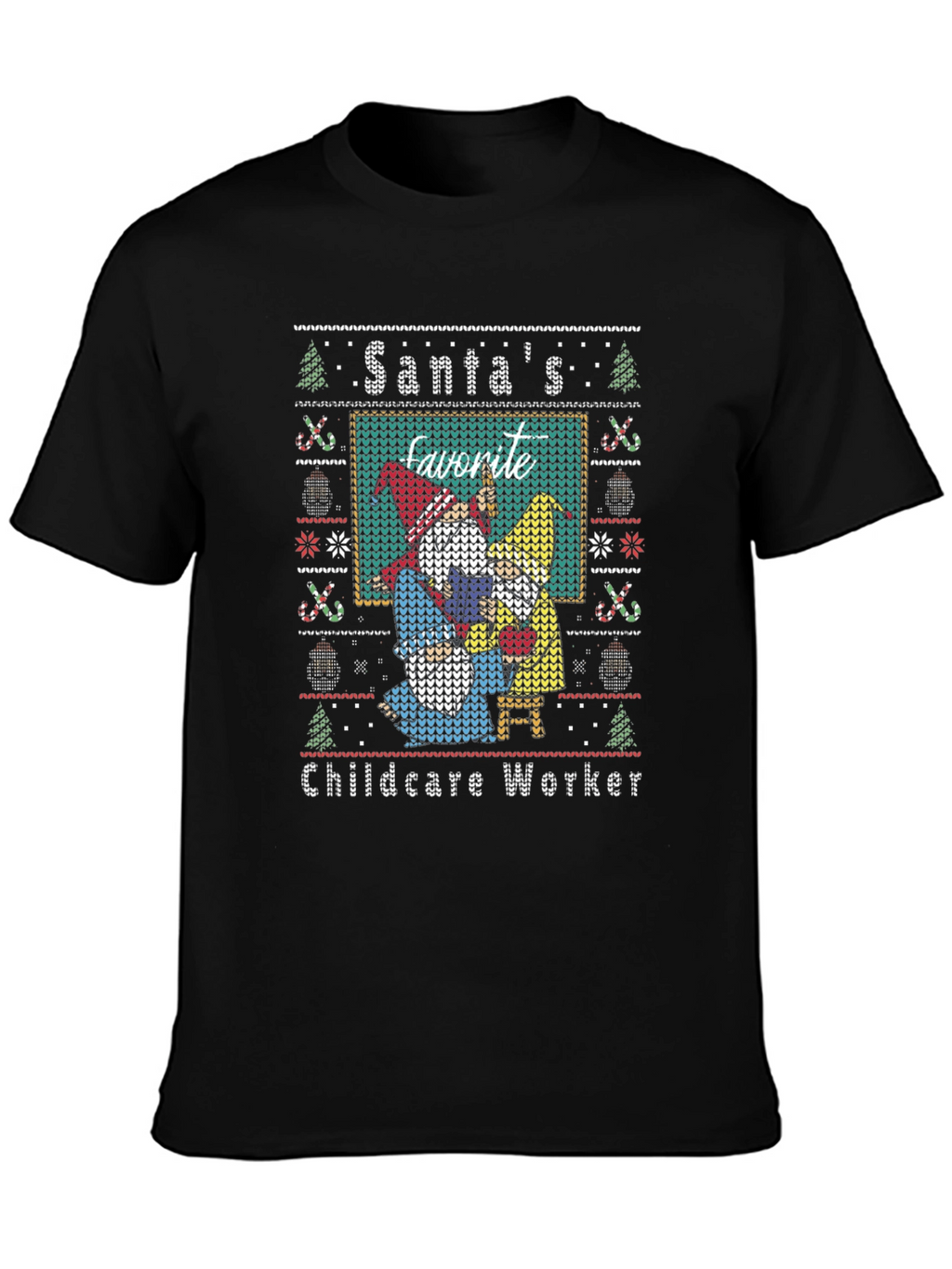 Santas Favorite Childcare Worker T-Shirt