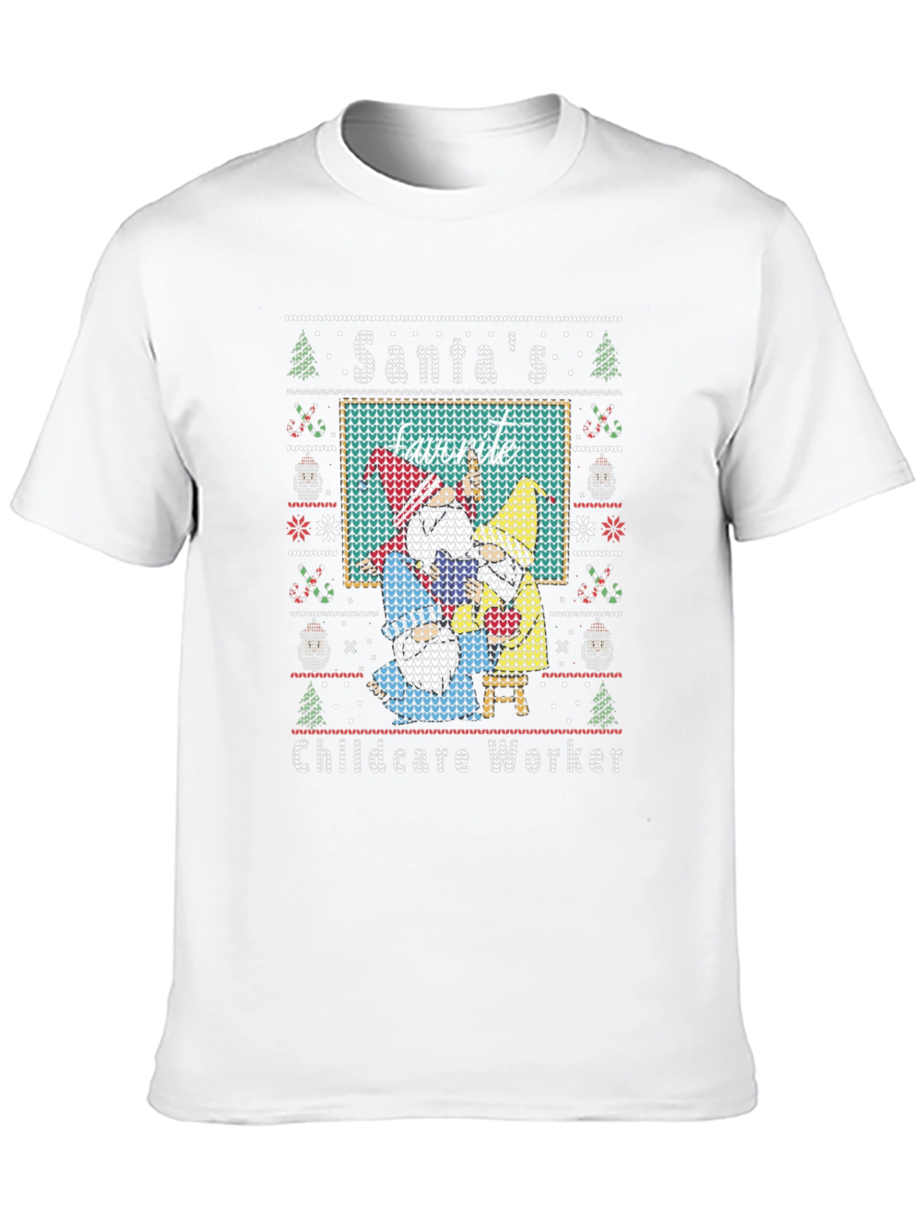 Santas Favorite Childcare Worker T-Shirt