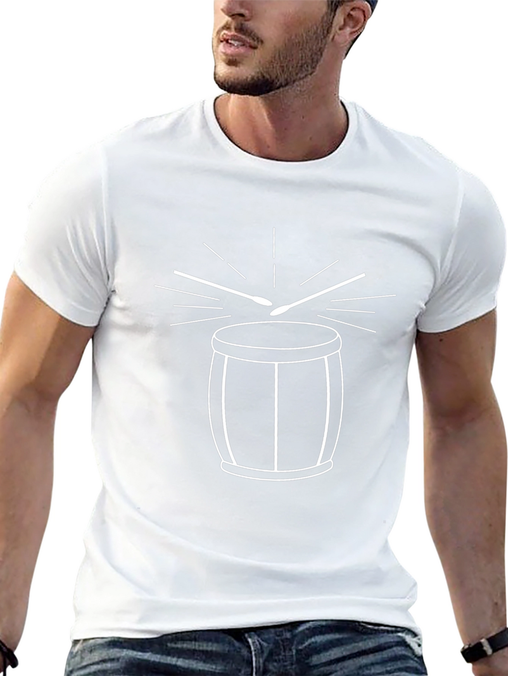 Drum Graphic Tee - Musician T-Shirt