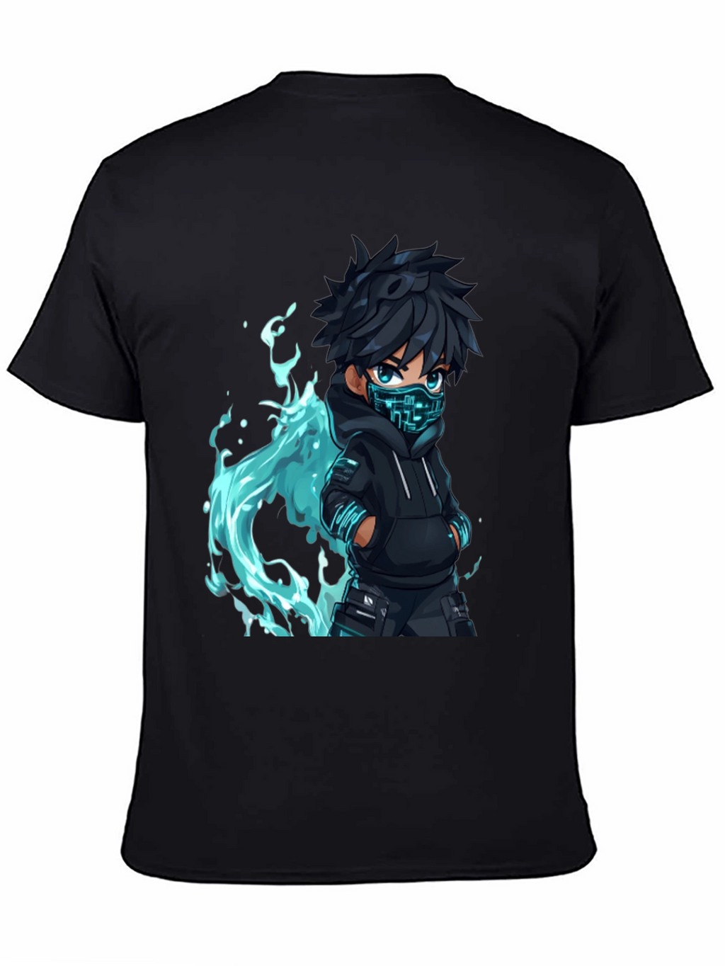 Cyberpunk Anime Graphic Tee - Trendy Urban Style