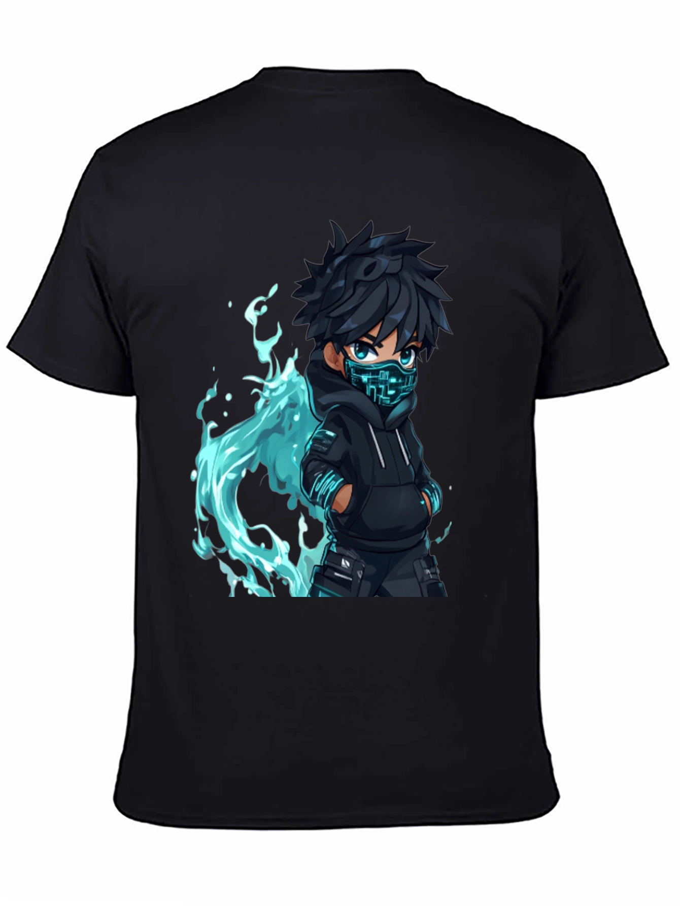 Cyberpunk Anime Graphic Tee - Trendy Urban Style
