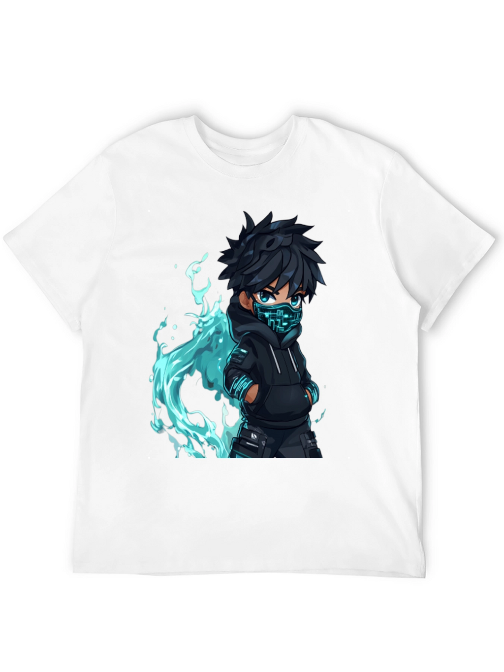 Cyberpunk Anime Graphic Tee - Trendy Urban Style