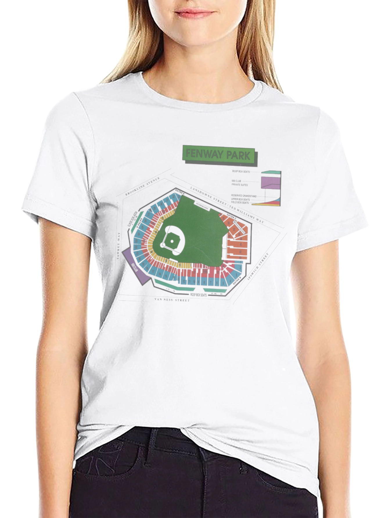 Fenway Park Blueprint T-Shirt