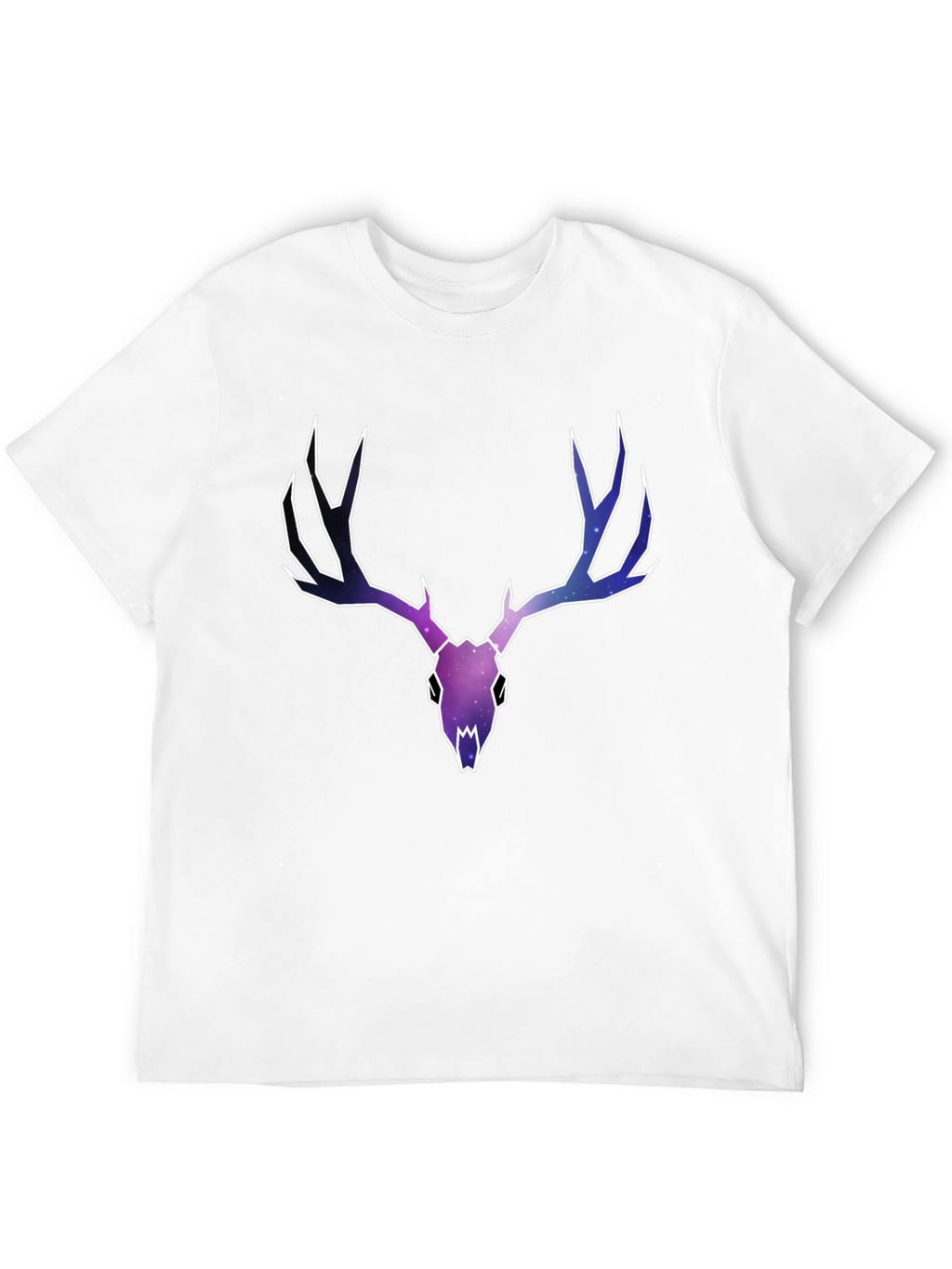 Cosmic Deer Skull Graphic Tee