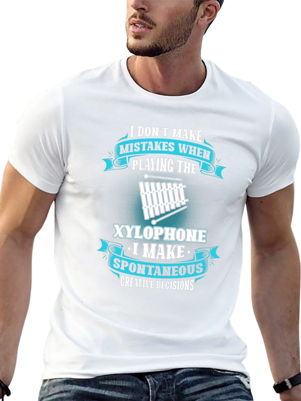 Funny Xylophone Player T-Shirt - Spontaneous Decisions