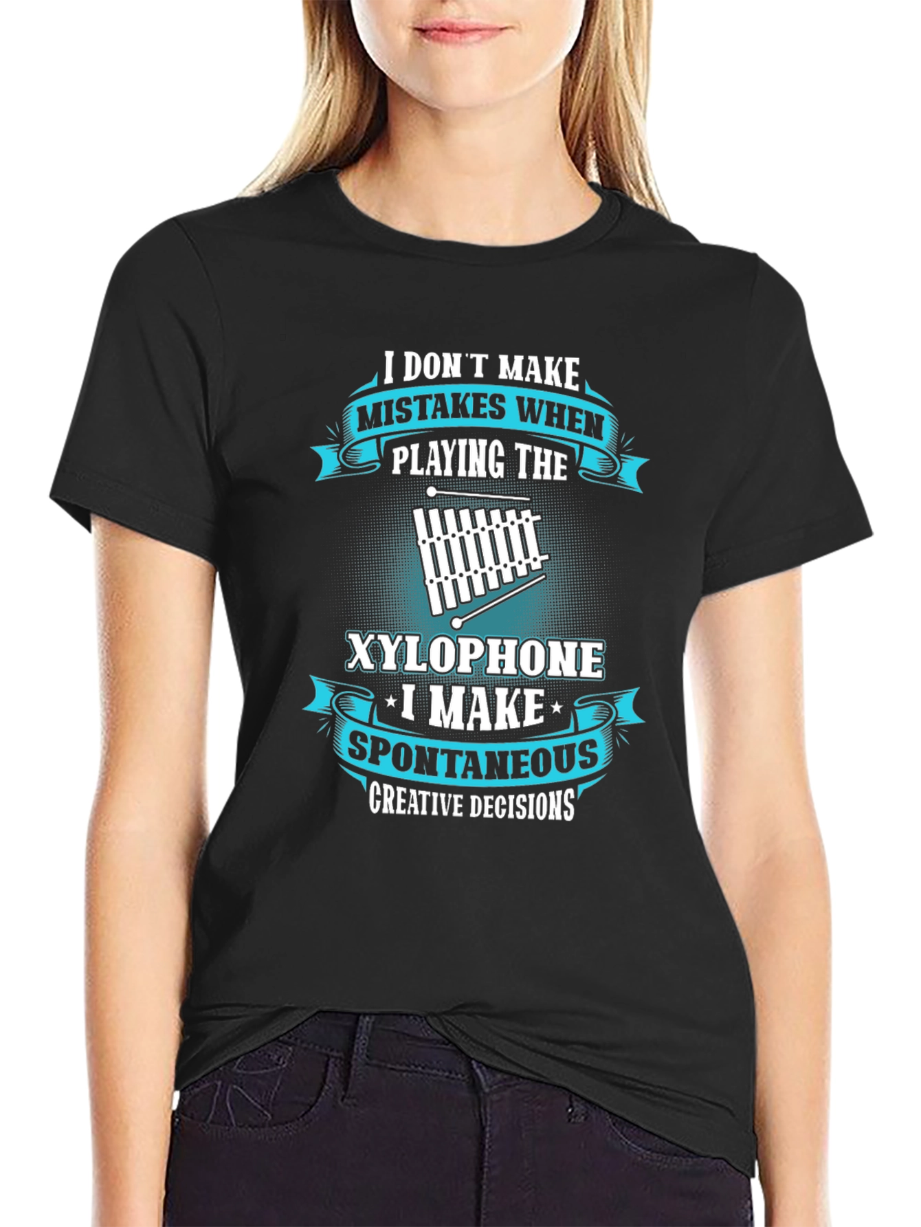 Funny Xylophone Player T-Shirt - Spontaneous Decisions