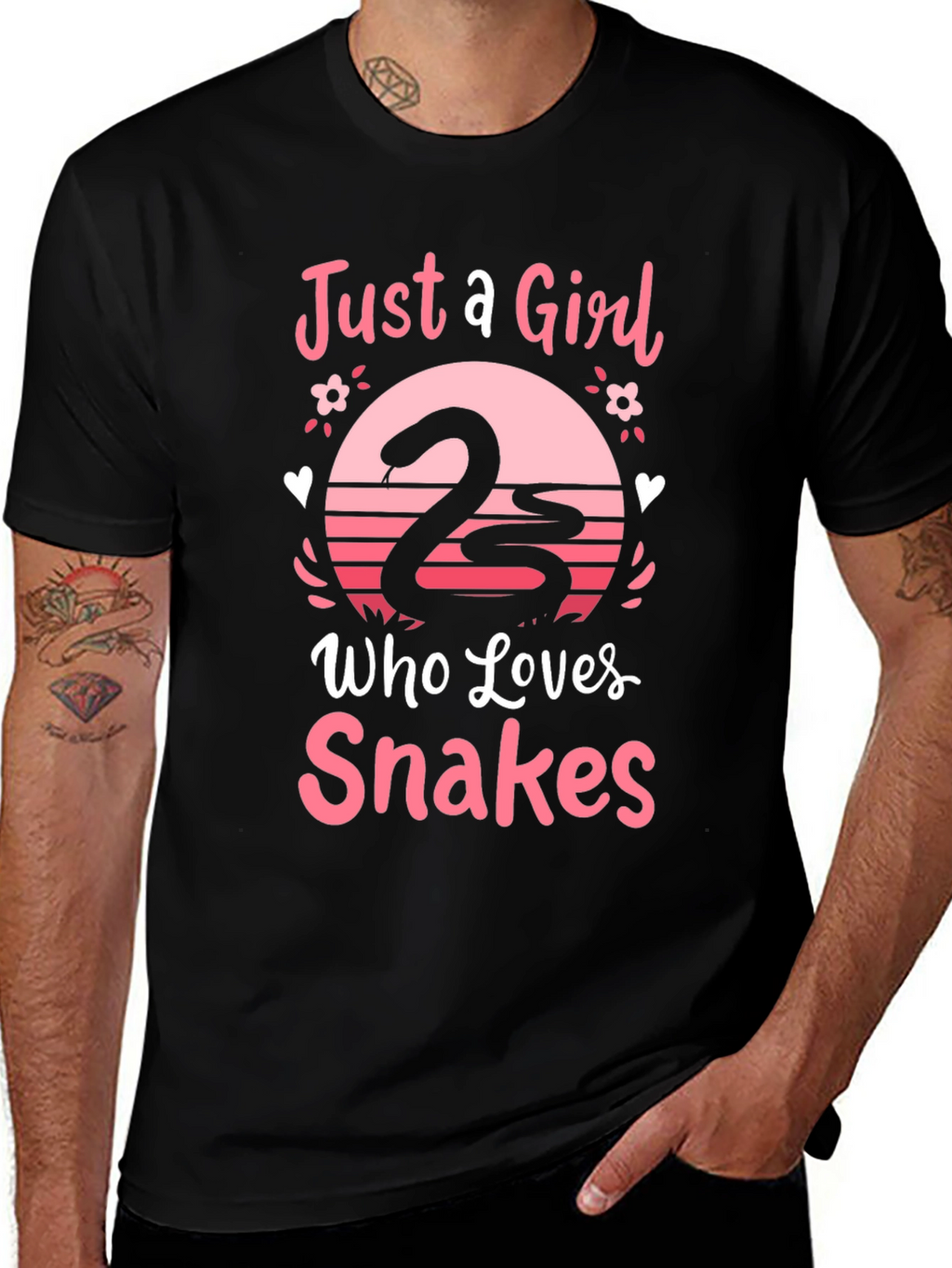 Just a Girl Who Loves Snakes T-Shirt