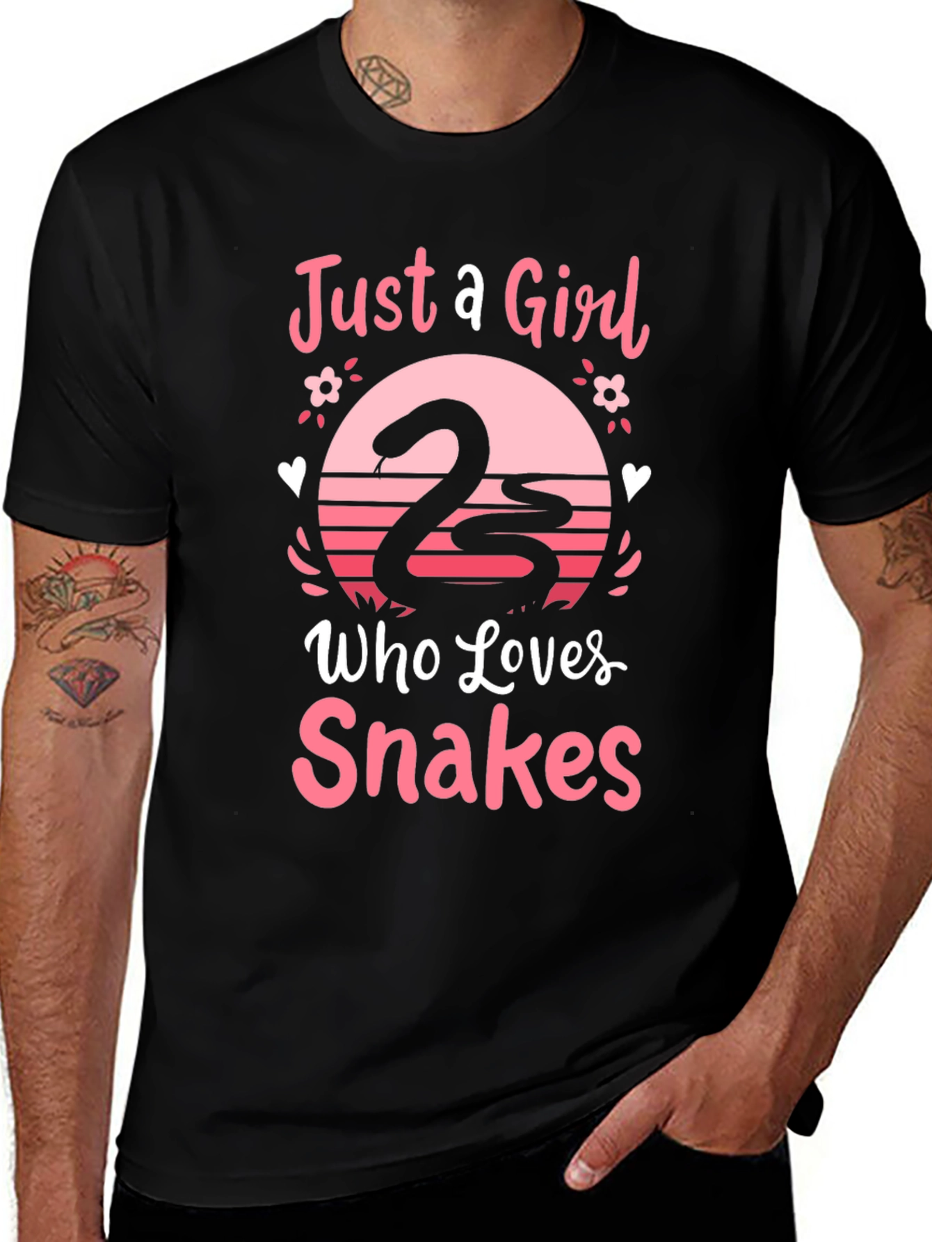 Just a Girl Who Loves Snakes T-Shirt