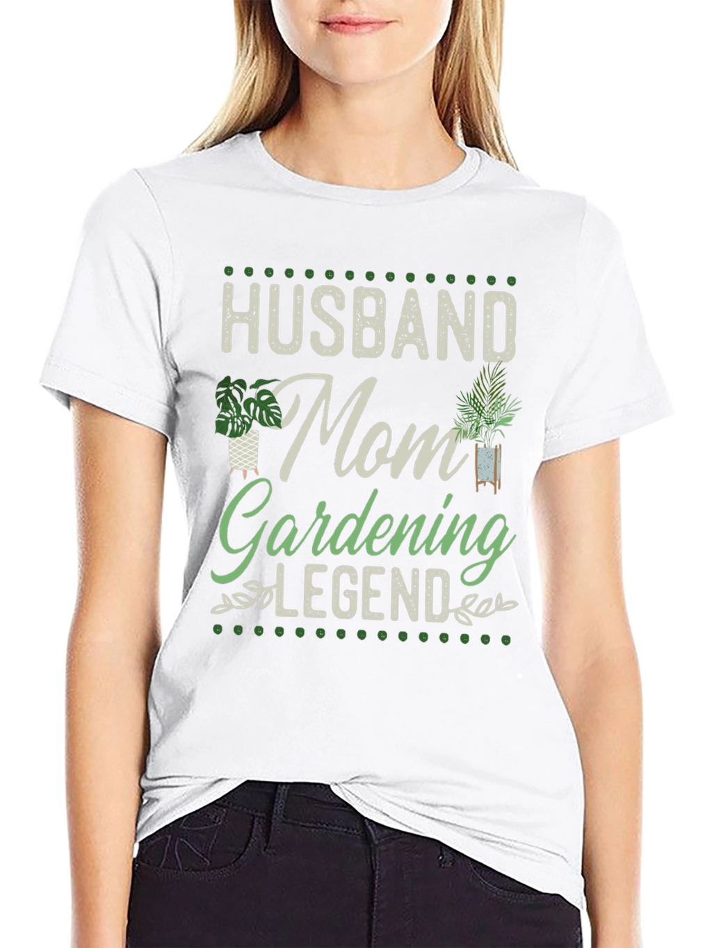 Husband Mom Gardening Legend T-Shirt