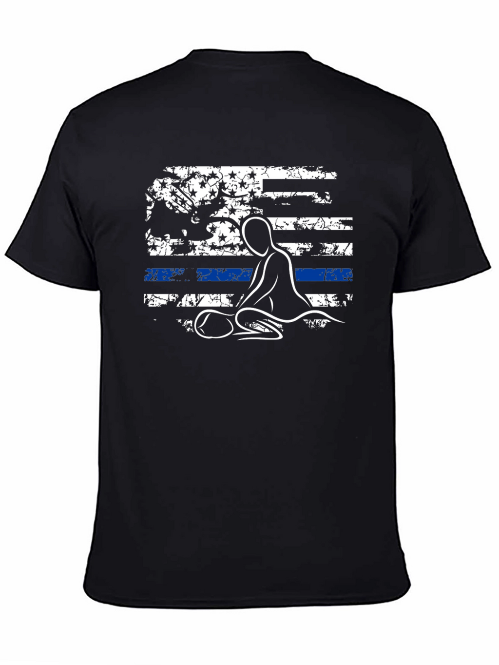 Chiropractor American Flag T-Shirt - Black