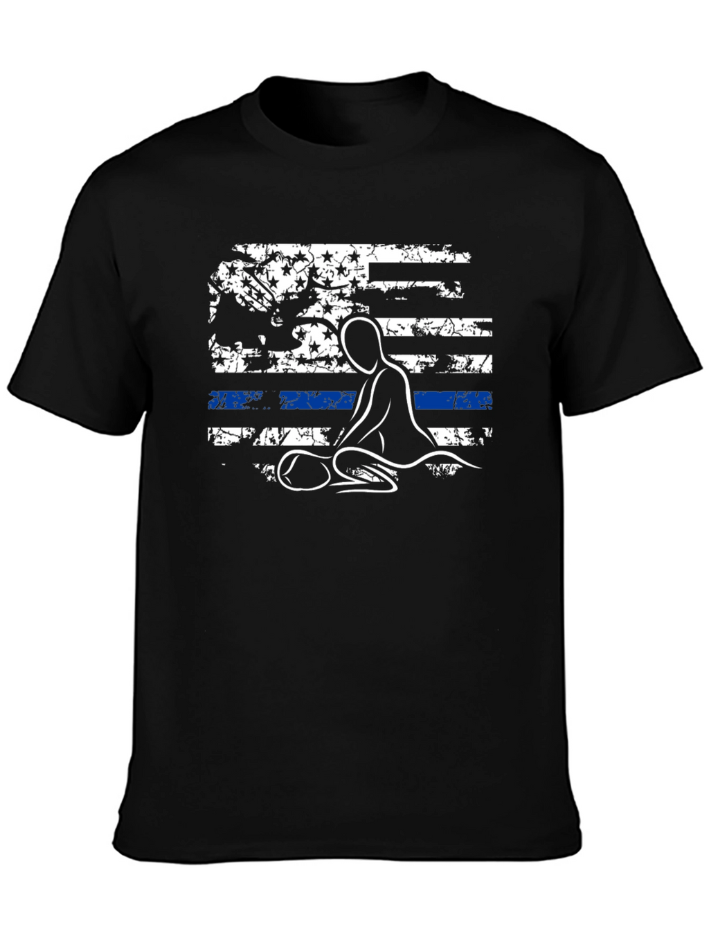 Chiropractor American Flag T-Shirt - Black