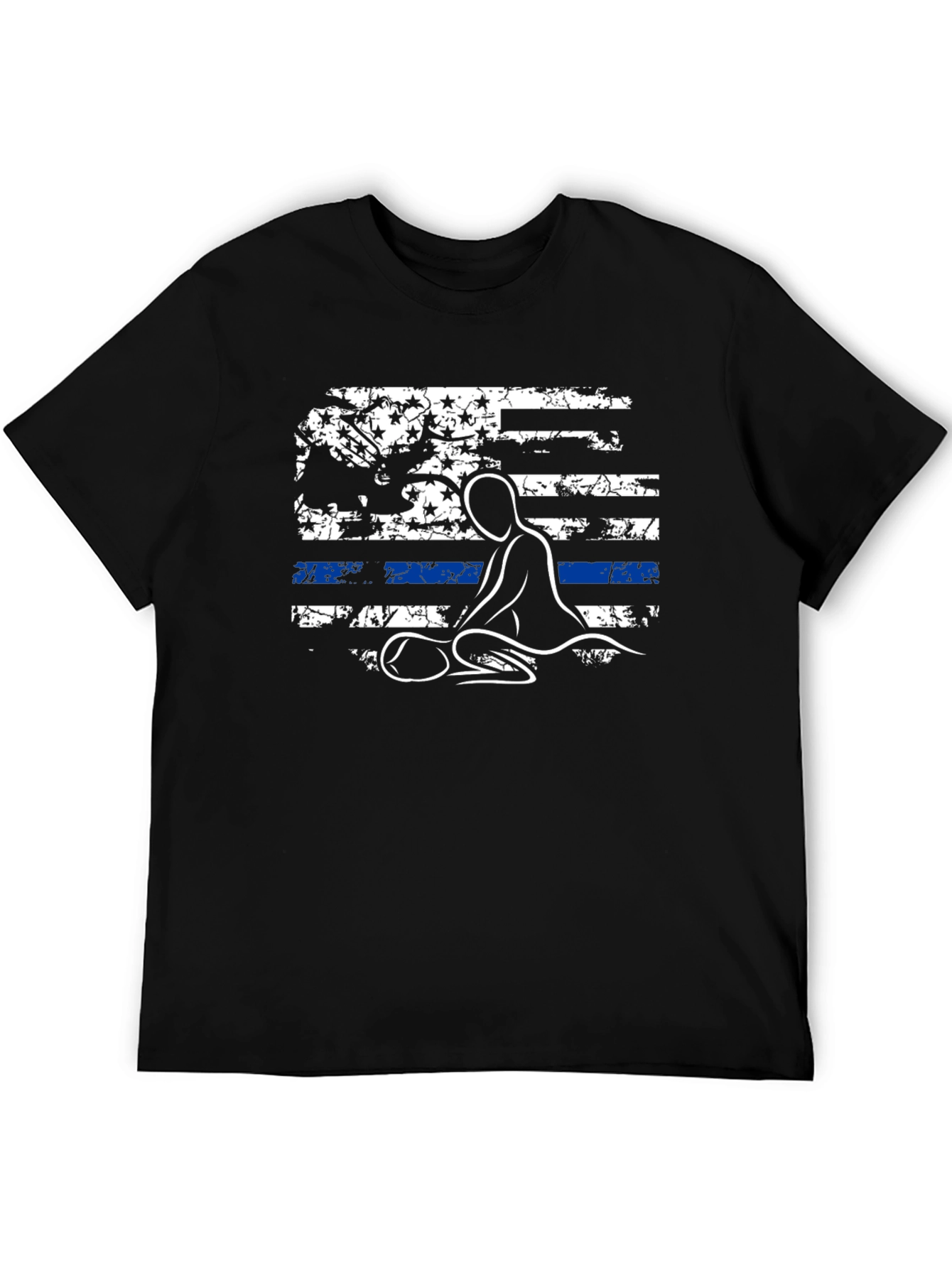 Chiropractor American Flag T-Shirt - Black
