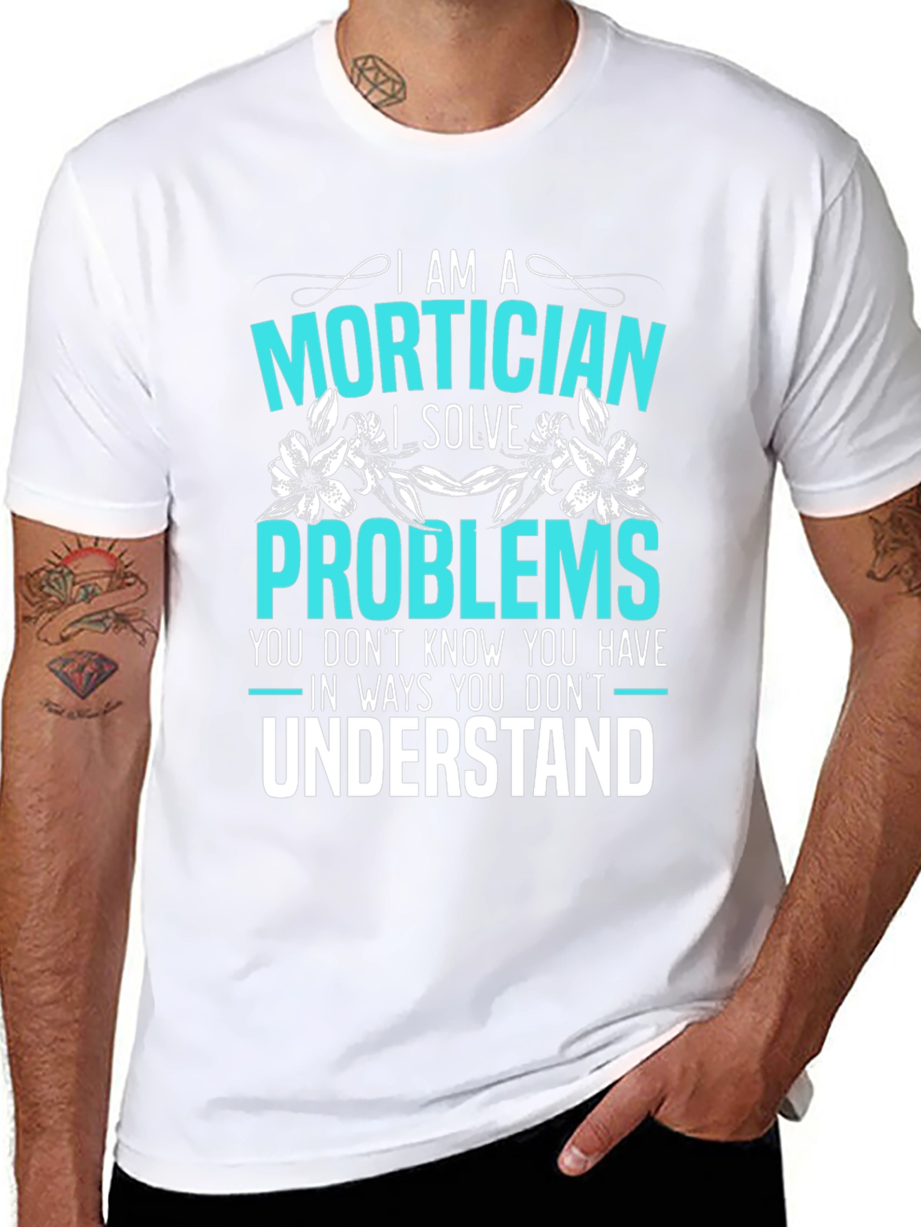 Mortician Problem Solver Graphic Tee