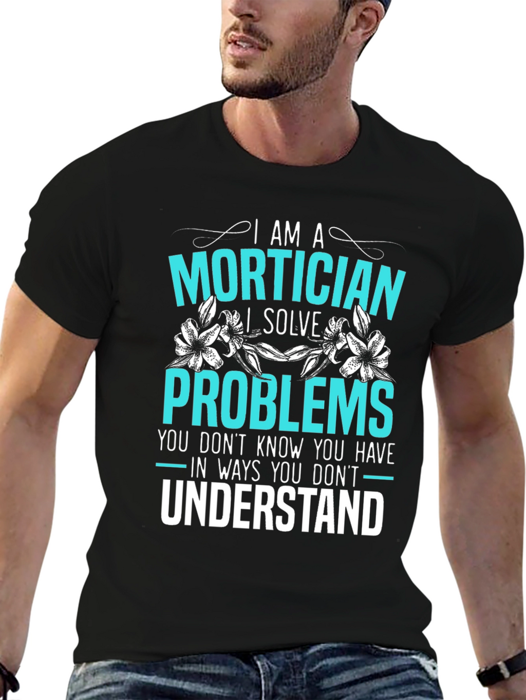 Mortician Problem Solver Graphic Tee
